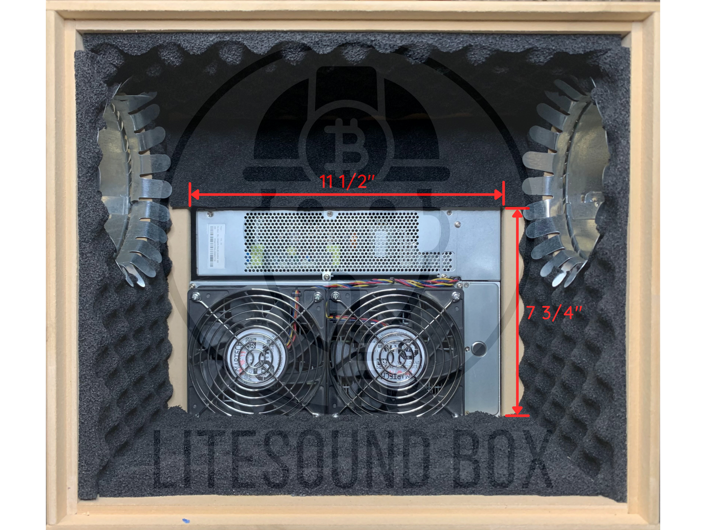 LiteSound Box for ANTMINER S19, S19j, S19j Pro, S19j Pro+, S19 XP, L7
